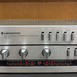Vintage Kenwood stereo integrated amplifier KA-400