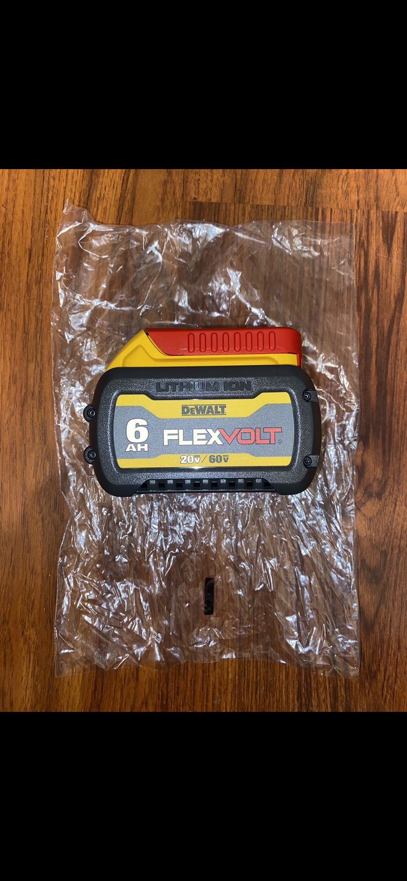 (1)Dewalt 20V/60v Flexvolt 6.0 Ah Battery Pack (DCB606)