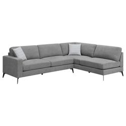 New Sectional Sofa In Chennel Fabric Material
