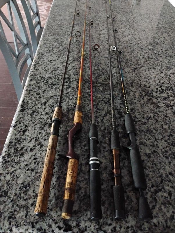5 Vintage Berkley Fishing Rods