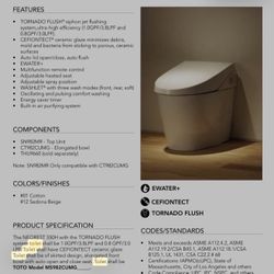 Toto Neorest Bidet Toilet 550H - As-is