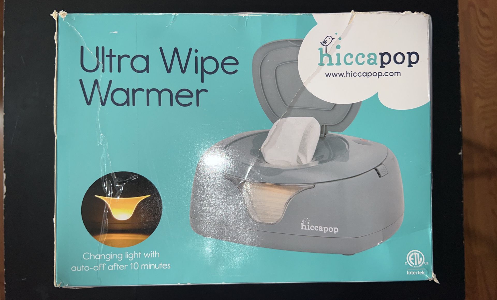 NEW Hiccapop Baby Wipe Warmer and Baby Wet Wipes Dispenser 