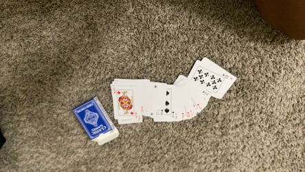 Slightly used deck of cards