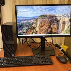 Dell Optiplex 3040 SFF: 22” Widescreen Windows 11 SSD 