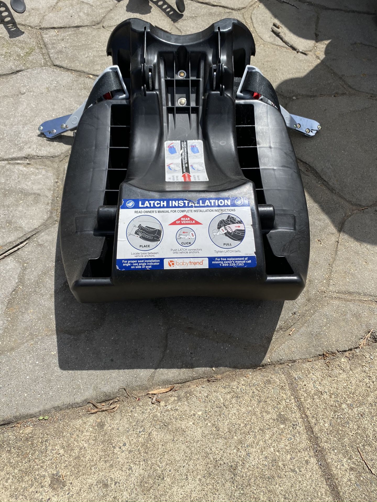 Infant car seat base
