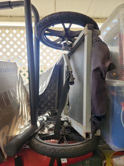 2 wheel dog trailer carrier for Bicycle or Electric Bike