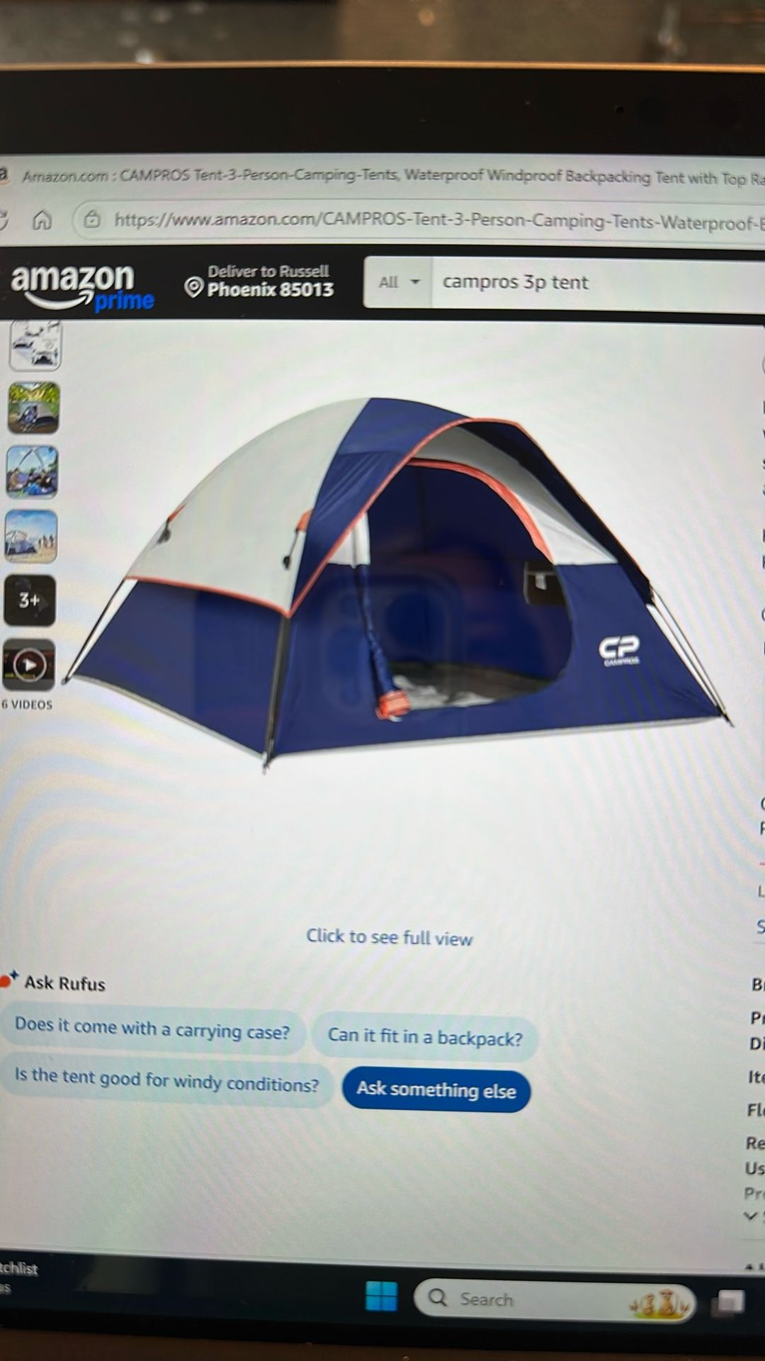 Camping Tent And 2 Swtmerry Sleeping Bags