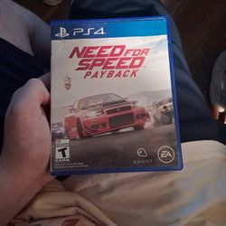Ps4 Game "Need For Speed Payback"