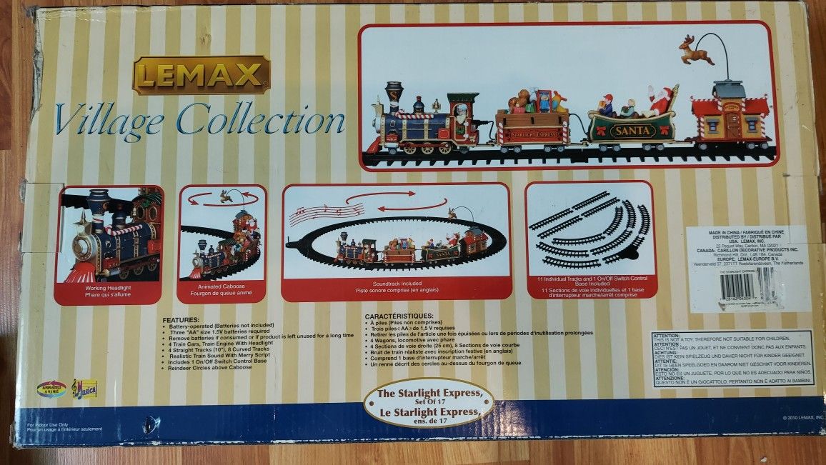 Lemax – Village Collection Train set– The Stairlight Express 