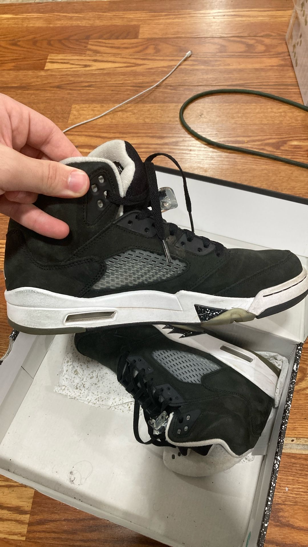 Air Jordan 5 Oreo/Moonlight 2021 Retro Size Men 9.5 display picture 1