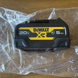 DeWalt 20VMax Xr 5ah Battery oil- Resistant