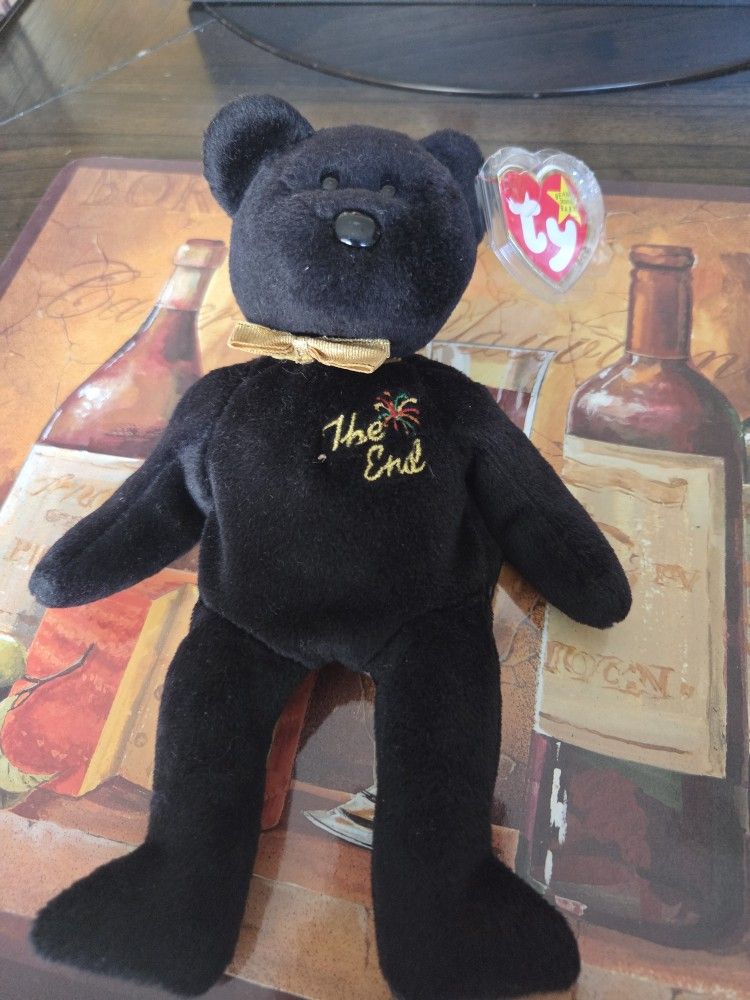 Ultra Rare The End Original TY Beanie Babies