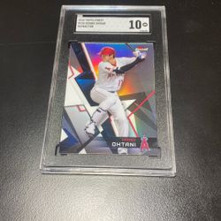 2018 Topps Finest Shohei Ohtani Refractor Rookie SGC 10