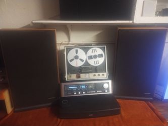 Realistic integrated amplifier, Reel to Reel, speakers