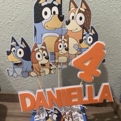 Bluey Party Centerpieces