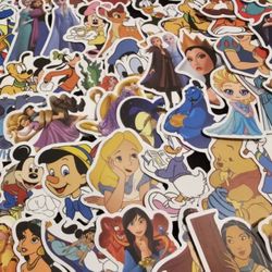 300 Disney Stickers - Cartoons Character