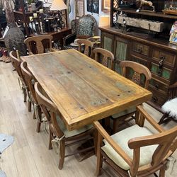 Rustic Dining Table & Chairs
