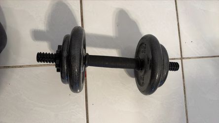 Adjustable Cast Iron Dumbbell
