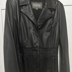 Women's Black Leather Jacket