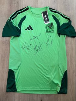 Original Mexico Autographed Soccer Jersey