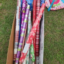 13 Rolls Of Wrapping Paper 8are New All For 15