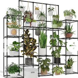 Metal Plant Stand 63" Tall 14-Tier Shelf