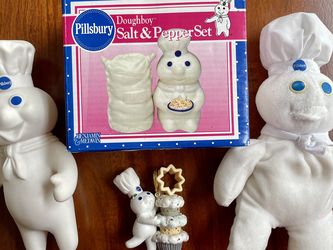 5-piece Vintage Pillsbury Doughboy Collectible Set