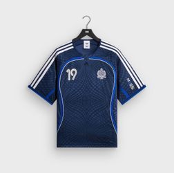 Kith X Messi Adidas night blue size Large soccer jersey
