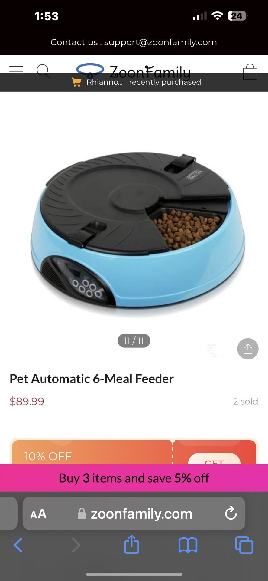 Qpet Dog Feeder