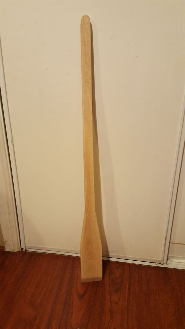 Pala para las carnitas de madera