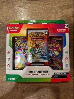 First partner illustration collection sealed new pokemon
