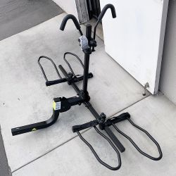 $109 (New) KAC 2-Bike Rack for Car, SUV, Hatchback Mount - 2” Anti-Wobble Hitch, Heavy Duty Bicycle Carrier