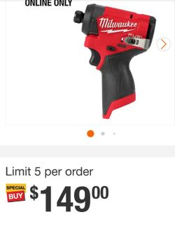 Milwaukee M12 Fuel Impact Driver 