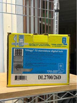 Alarm Lock DL2700 Trilogy T2 Electronic Standalone Digital Lock