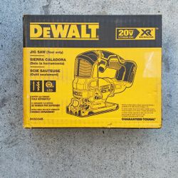 Dewalt 20v Jigsaw Brushless XR WITH VARIABLE SPEED Brand New Tool Only