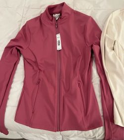 PINK zip up jackets