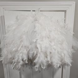 Handmade Swan Goose Feather Tulle Skirt Halloween Play Adjustable 4T-6X *Pick-up In Great Bridge*
