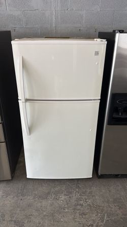 33” WHITE REFRIGERATOR FRIDGE REFRIGERADOR WORKING PROPERLY 4 MONTHS WARRANTY DELIVERY SERVICES