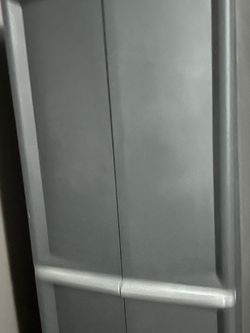 Plastic storage closet