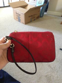 Coach wristlet