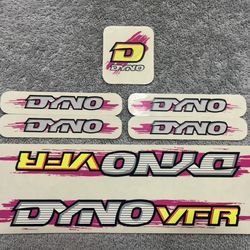 Old School Original Factory DYNO BMX Sticker / Decals