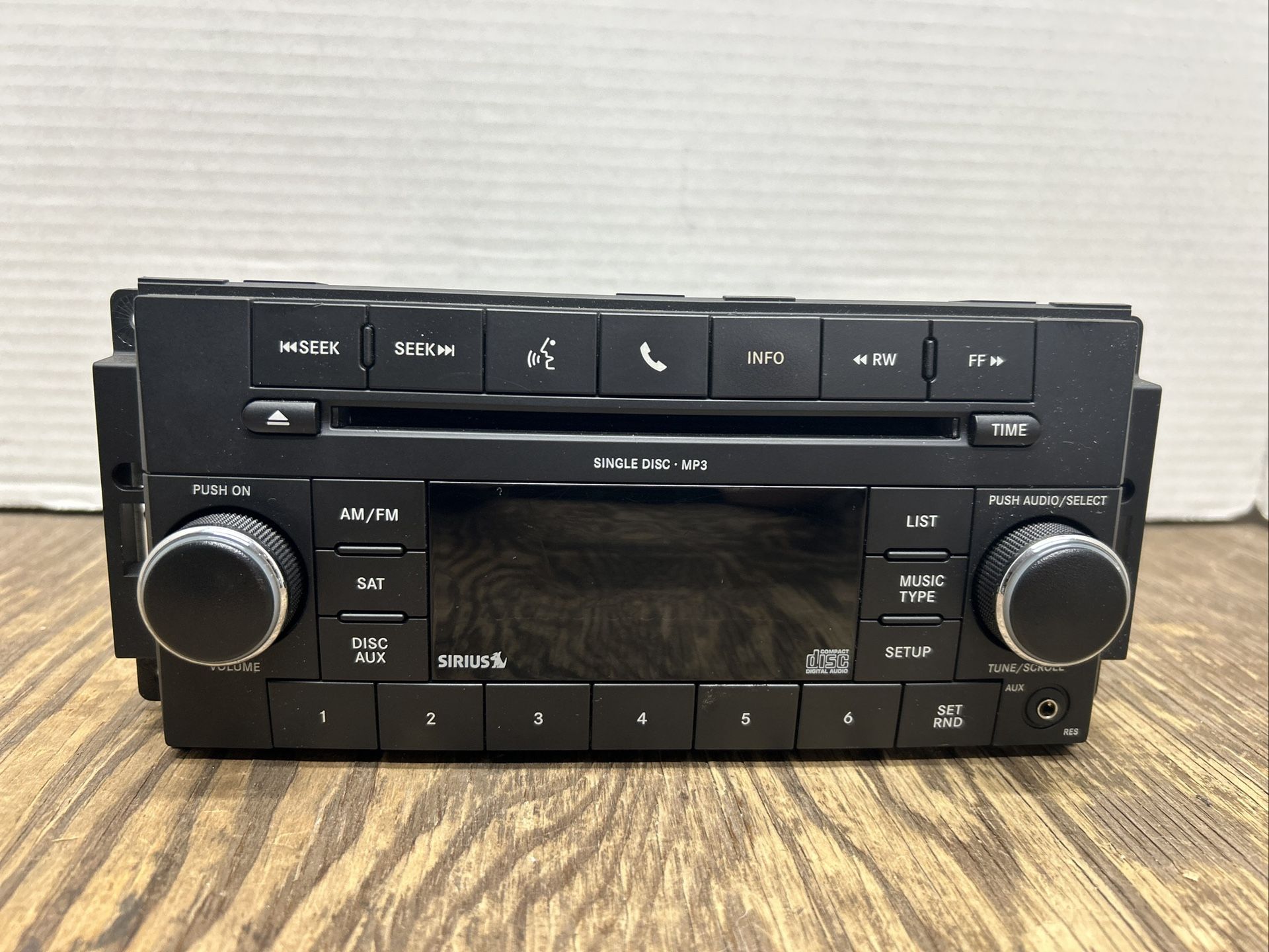 Jeep Dodge Chrysler OEM Radio (2007-2010) AM/FM MP3 CD Player with Sirius
