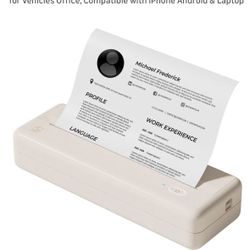 Brand new Mobile Printer With Roller Thermal Paper