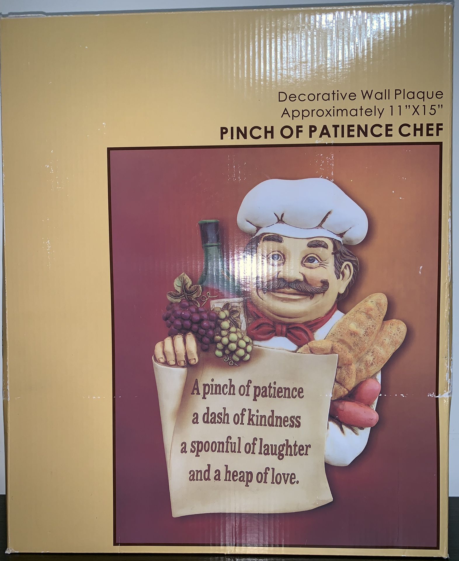 Kirkland’s-Chef Decorative Wall Plaque