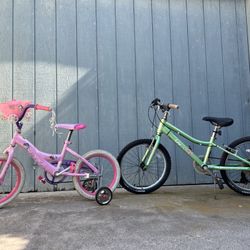 2 Kids Bikes Disney Princess Bike 16” And Liv Enchant Young Adult Bicycle