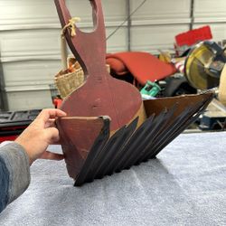 Antique Farm Grade Sieve Seed Sifter / Cranberry Scoop