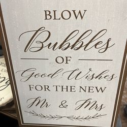 Wedding Sign 