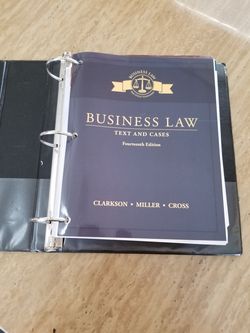 Bussiness Law text and cases 14th edition