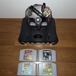 Nintendo 64 Console + Games