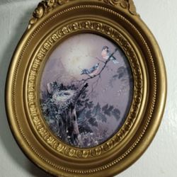 MCMLXXXII HOMCO INC WALL ART 8.5" × 6.5" F1